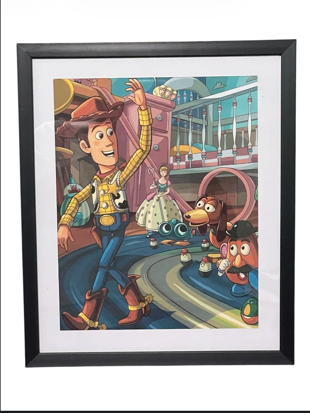 Pixar Framed Toy Story Woody Character Art Print - Multicolor - Picture 5 of 5
